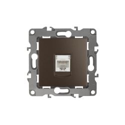 12-3107-13 ЭРА Розетка информационная RJ45, IP20, Эра12, бронза | Эра 12 Бронза