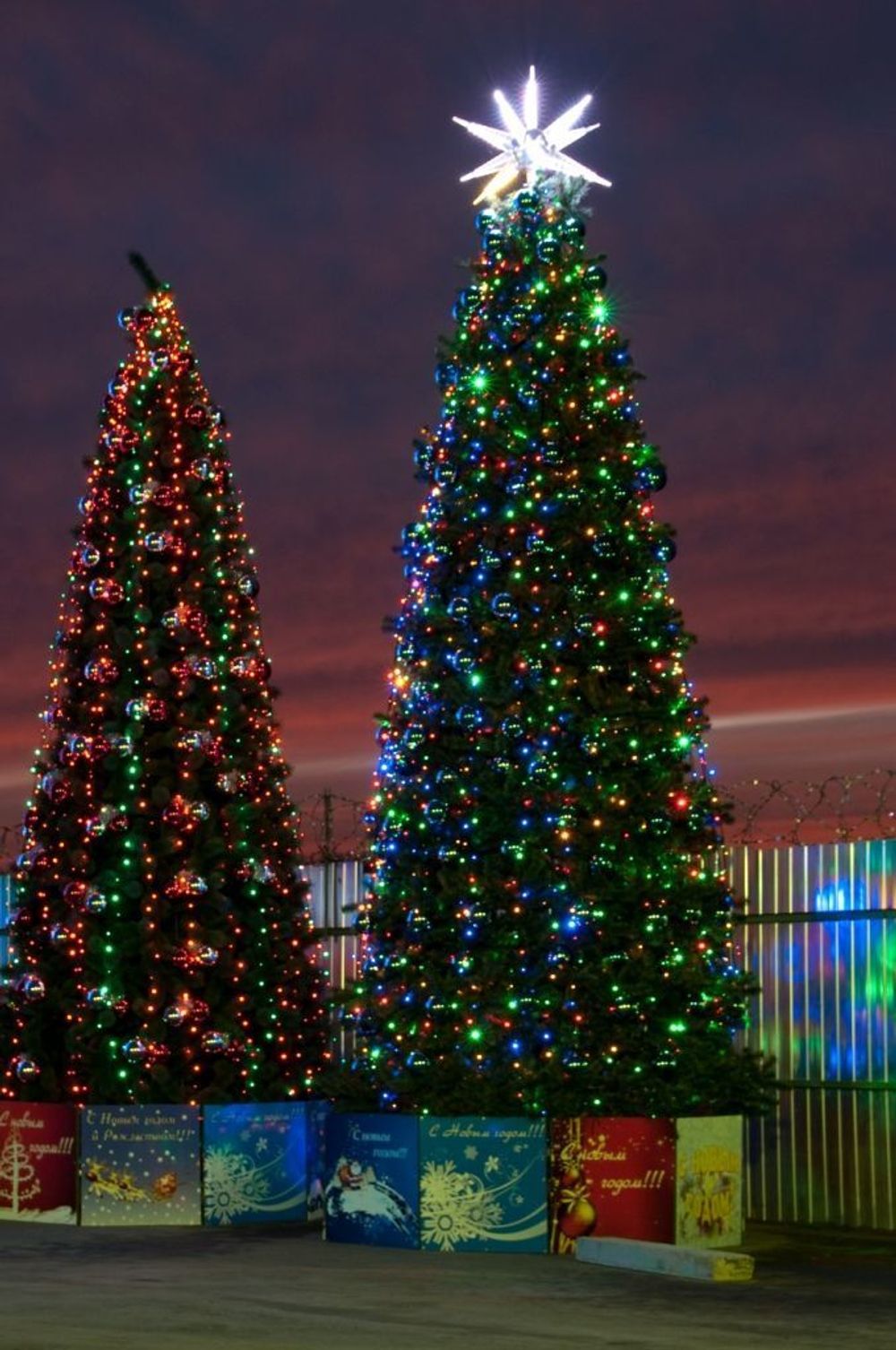 Уличная елка ствольная "Альпийская сосна" (леска) 16 м