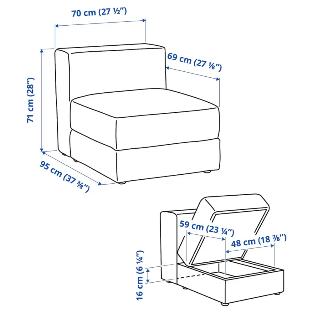 Кресло самсала - JÄTTEBO IKEA/ЙЕТТЕБО/ЯТТЕБО ИКЕА, 70х71х95 см, серо-бежевый