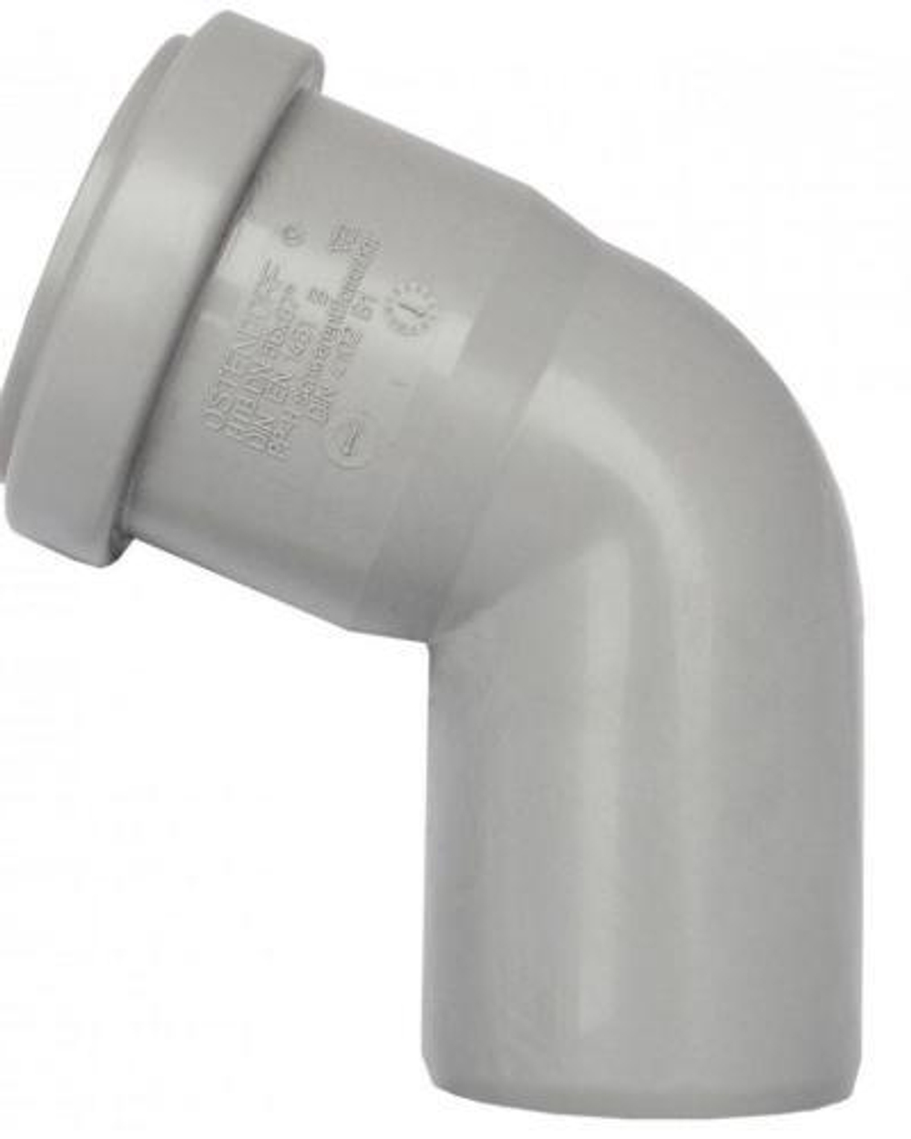 ПВХ Отвод  Ф50х67*  (100/10шт)