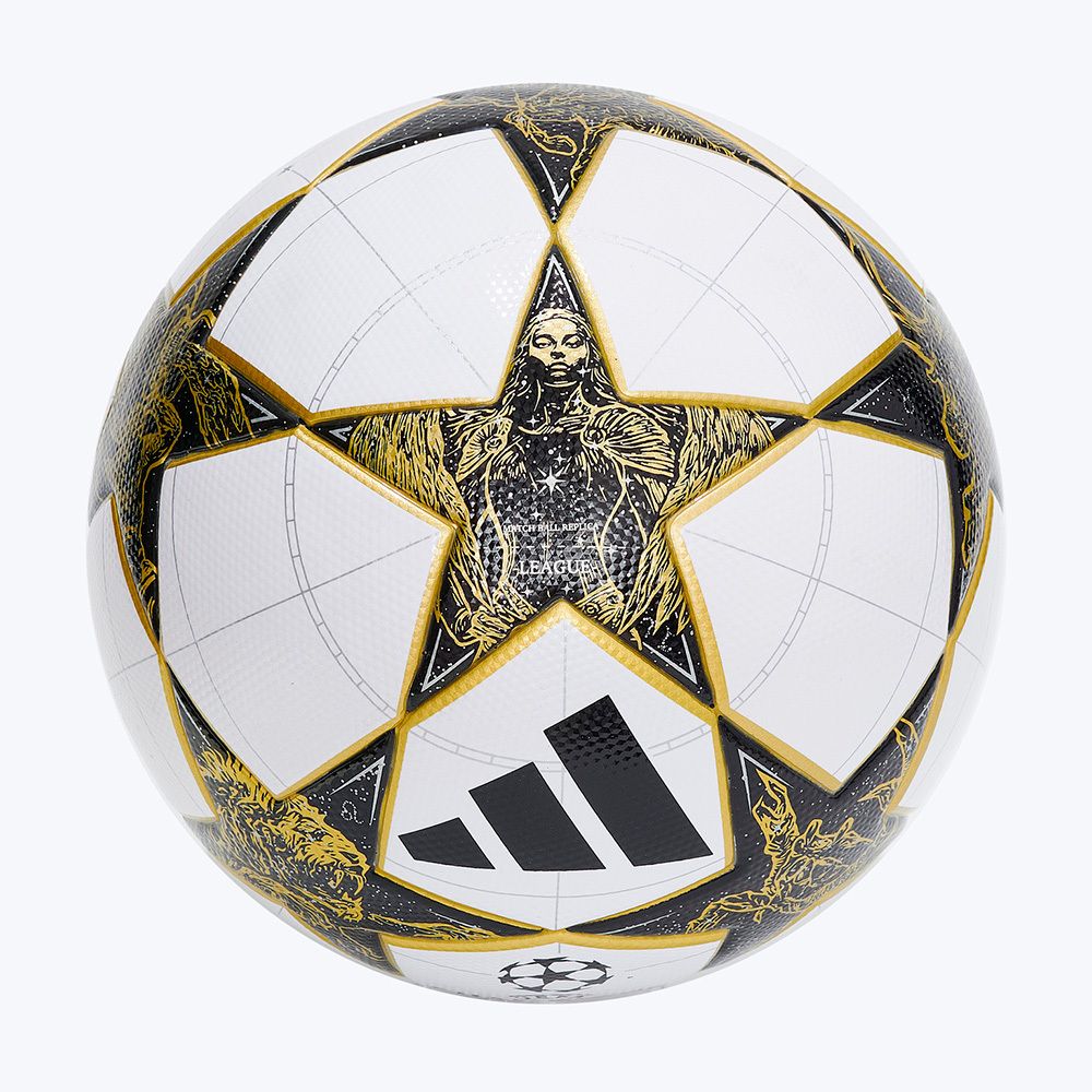 Мяч футб. ADIDAS UCL League JZ9995, р.5, FIFA Quality, 32п, ТПУ, термосш, бело-черно-золотистый