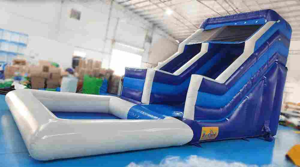 Водная горка «Айсберг» с герметичным бассейном, 9×4×5 м