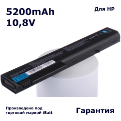 Аккумулятор iBatt 5200mAh, для HSTNN-C13C HSTNN-CB30 PB992A HSTNN-DB11 HSTNN-132C 417528-001 361909-001 HSTNN-OB06