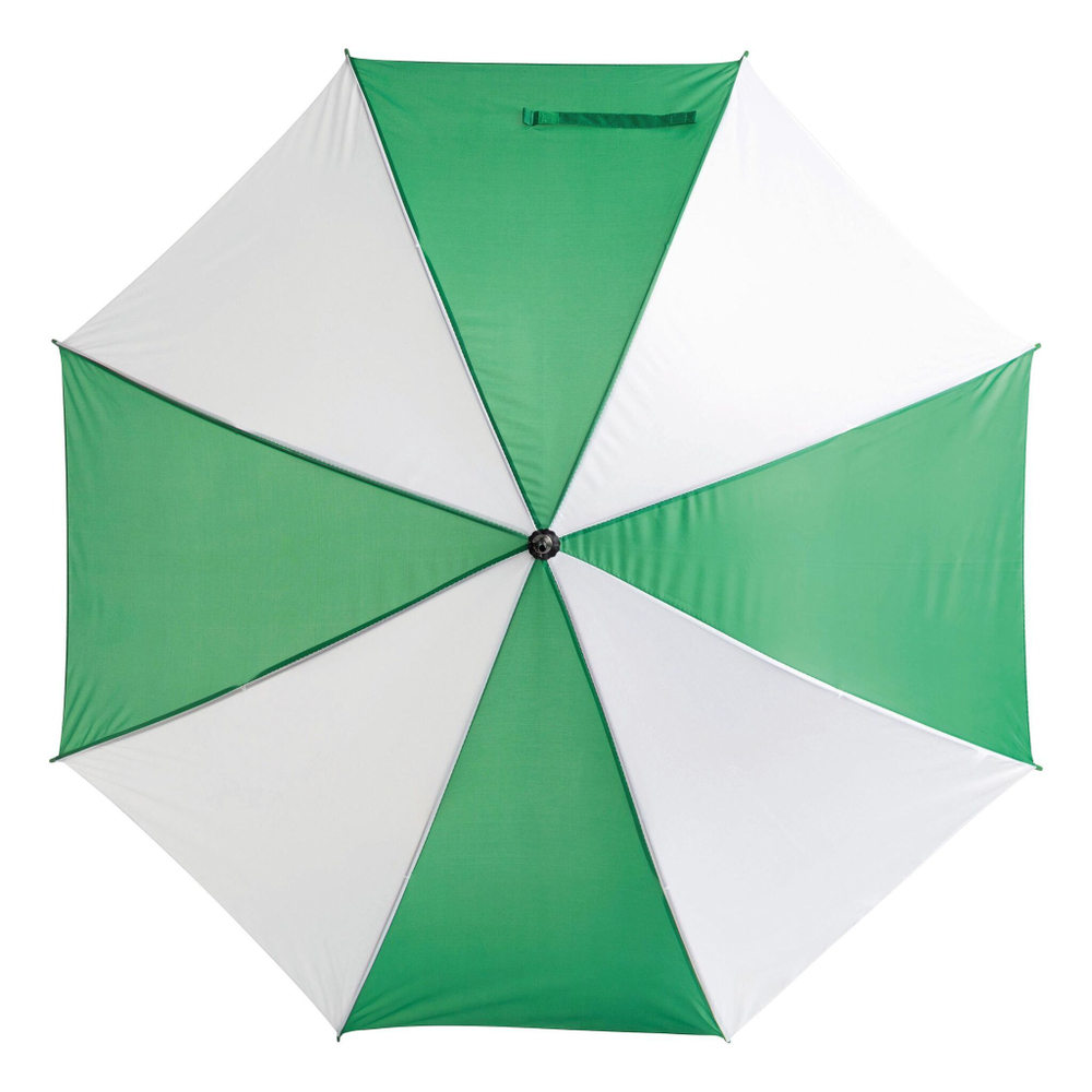 Зонтик- трость DISCO & DANCE Белый/Зелёный