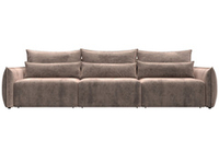 Диван прямой Лига-051 НПБ Лонг ВЕЛЮР TOWER 05 бежевый