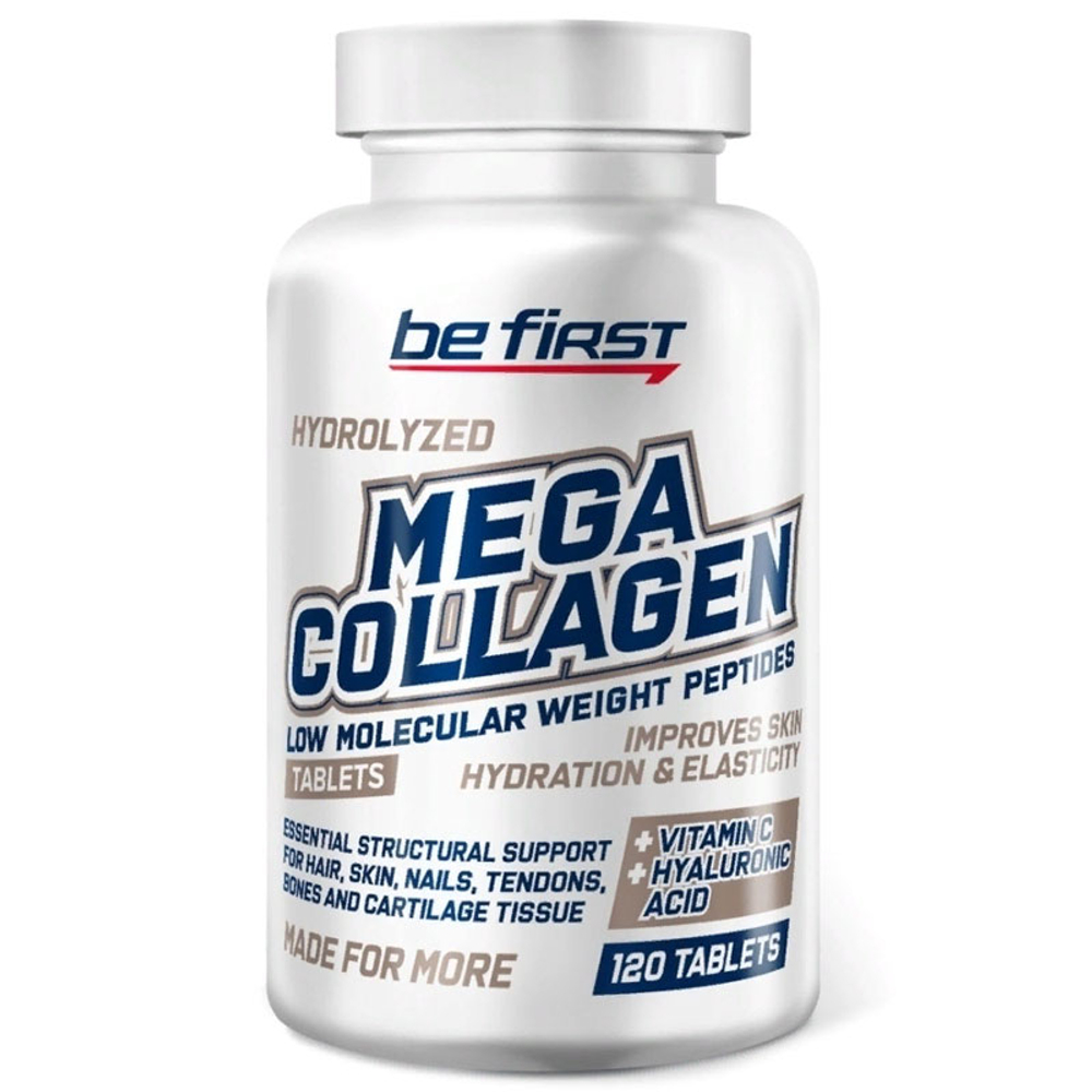 Be First Marine Collagen + Hyaluronic acid + Vitamin C (120 таб.) [M]