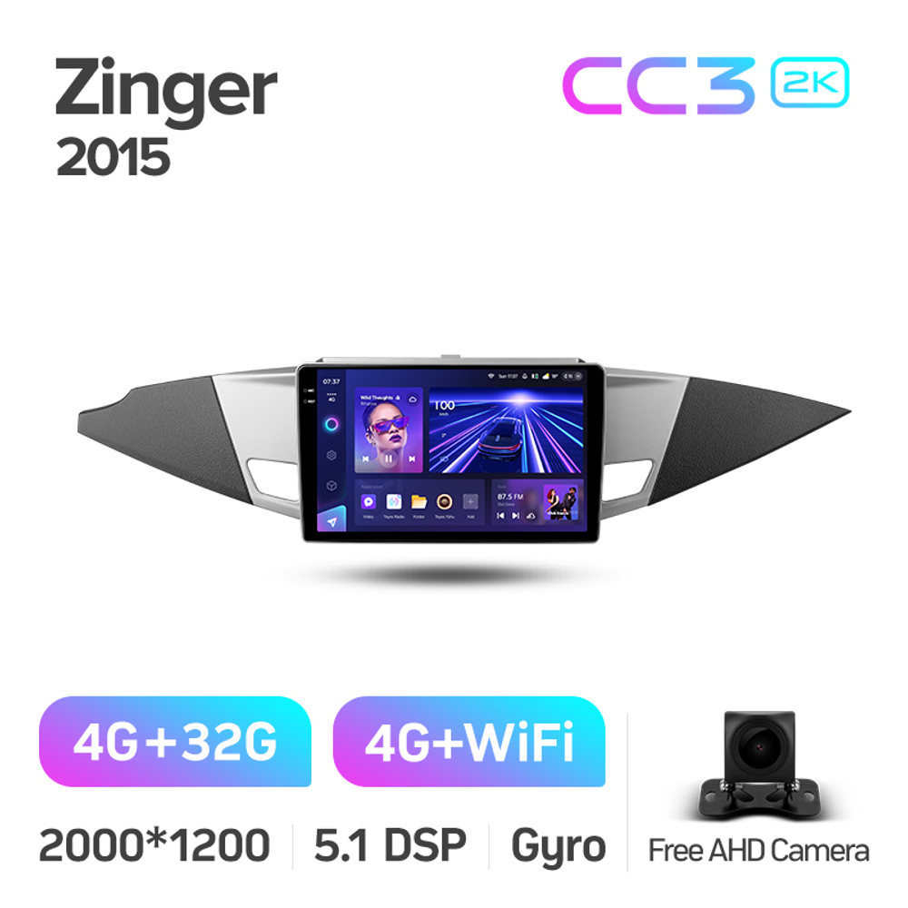 Teyes CC3 2K 9"для Mitsubishi Zinger 2015+