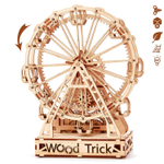 Механическая сборная модель Wood Trick Механическое колесо обозрения