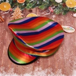 Шляпа карнавальная «Кепка полосочка», мультицвет