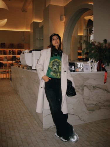 Толстовка утепленная с принтом собаки женская