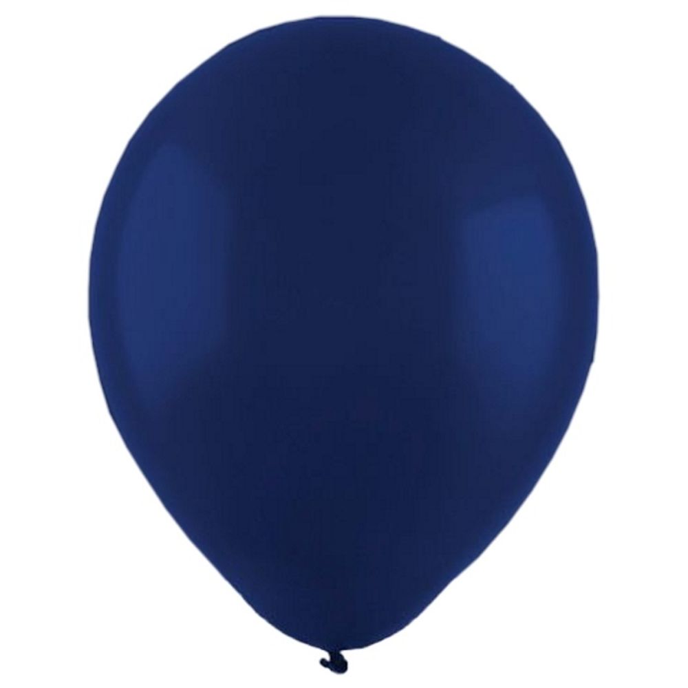 Воздушные шары Веселуха, пастель темно-синий, 100 шт. размер 12&quot; #8123421