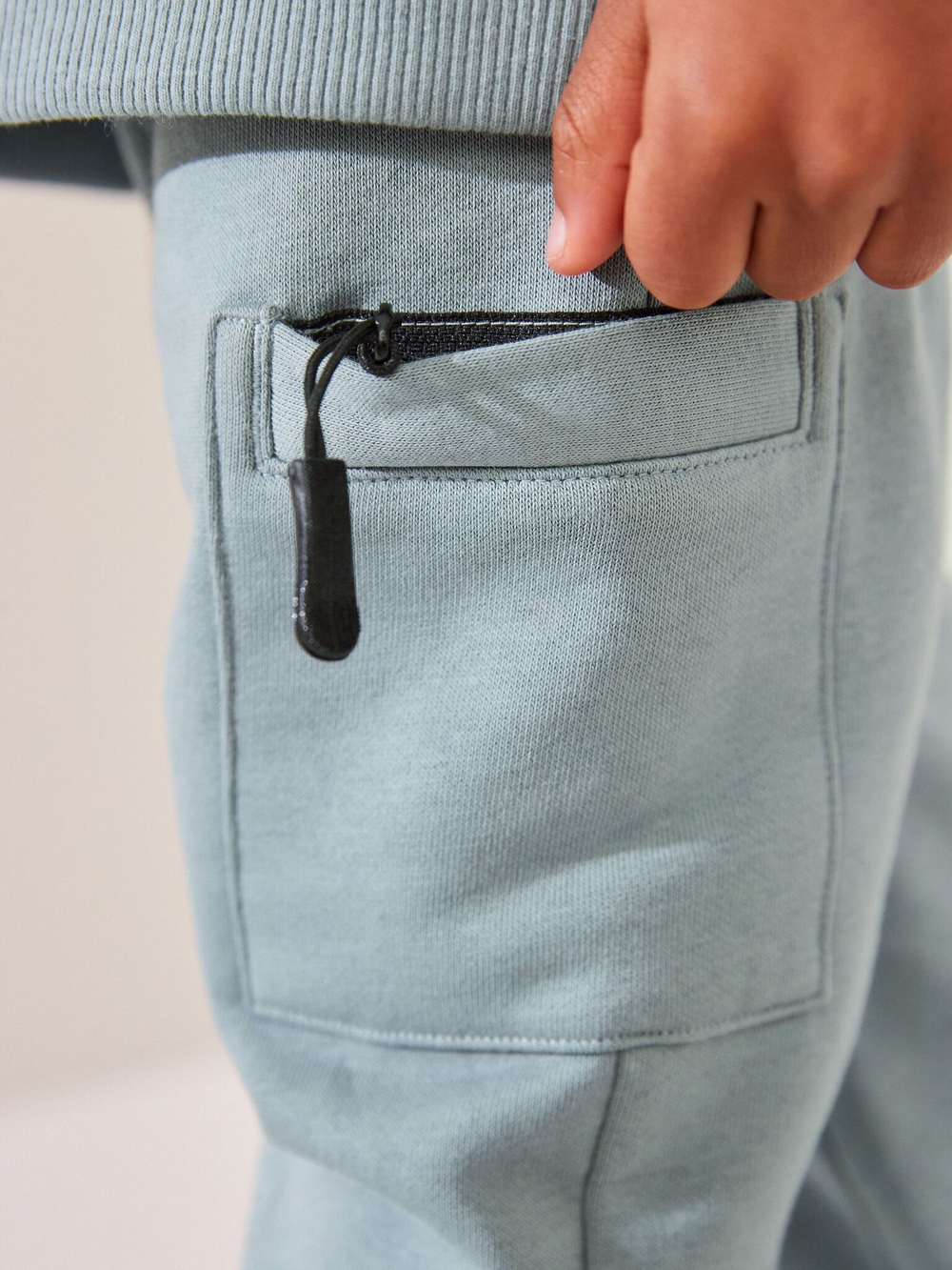 Толстовка с капюшоном и джоггеры в комплекте для мальчика Next 609-524, Голубой