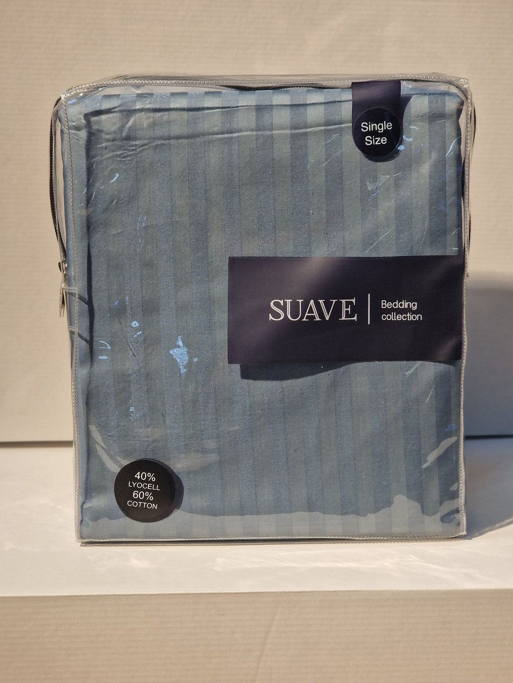 4870216961534 SUAVE Тенсель Страйп 1,5 КПБ МАРИН