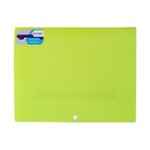 Папка на кнопке Alingar, A4, 240х320х10, 500 мкм, карман для визитки, ассорти, матовая, "Ice"