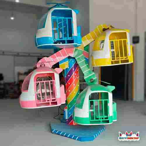 Детское колесо обозрения «Вертолётики» — 3,4 м, 4 кабины, до 8 человек