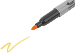 Маркер перманентный строительный желтый