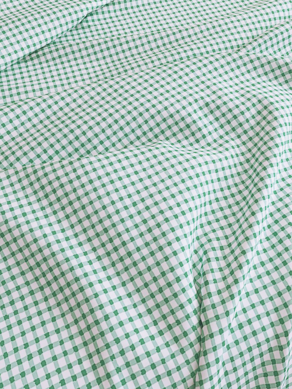 Пододеяльник Сказка "Зеленая клеточка" 1,5-сп 145х215 см, перкаль
