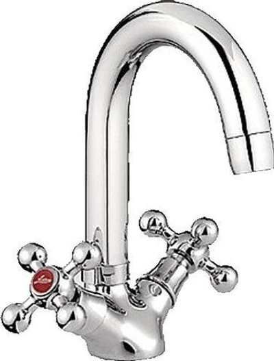 смеситель умывальник LEDEME крест керамика  L1119