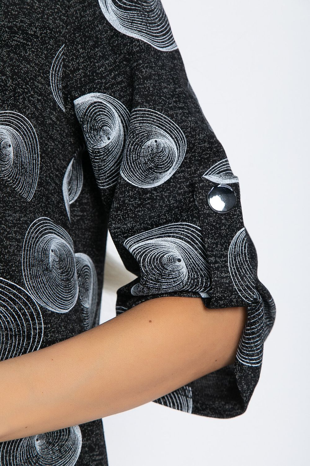 Джемпер Дэрби (черный/круги) Б12446-10 LT Collection