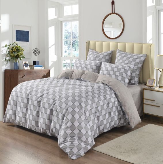 Банифаций (серый) КПБ сатин 7Е