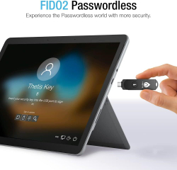 Thetis Pro FIDO2 Security Key — Ключ безопасности с NFC и двойными портами (USB-A/USB-C) Двухфакторная аутентификация для многоуровневой защиты (HOTP) в Windows/macOS/Linux, Gmail, Facebook, Dropbox, GitHub