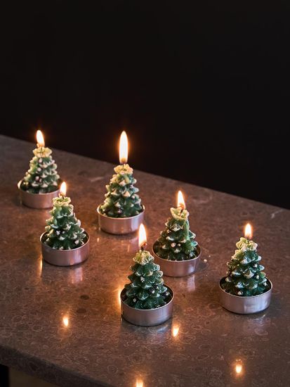 Набор декоративных свечей enchanted woods из коллекции new year essential