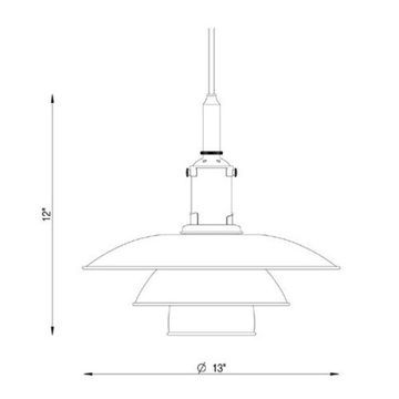 replica Louis Poulsen PH 3.1/2 pendant lamp