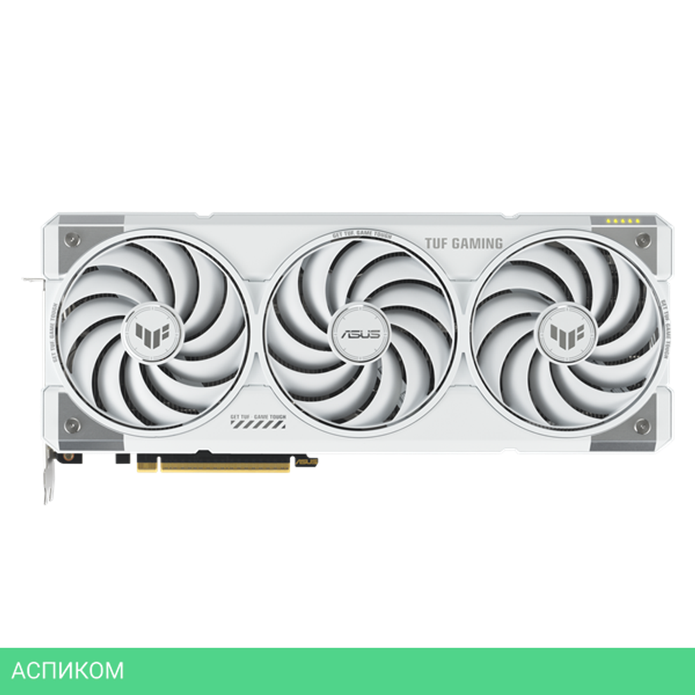Видеокарта ASUS TUF Gaming GeForce RTX 5070 Ti OC 16GB GDDR7 White TUF-RTX5070TI-O16G-WHITE-GAMING (90YV0MD3-M0NA00)