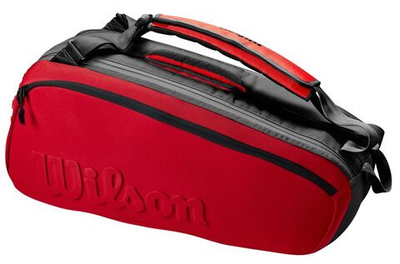 Сумка теннисная Wilson Super Tour 6 PK Clash V2.0 - red/black