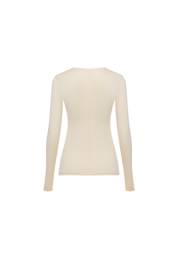 Лонгслив из модала GRACE Экрю