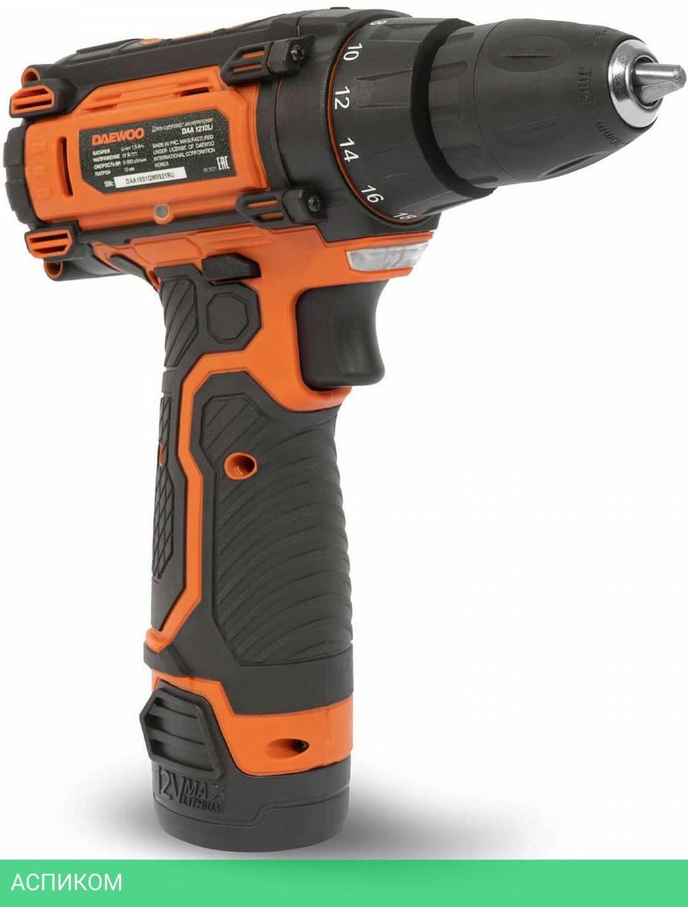 Дрель-шуруповерт Daewoo Power DAA 1210Li