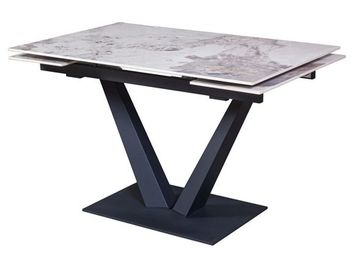 Стол раскладной Malibu (120+30+30) керамика глянцевая Pandora