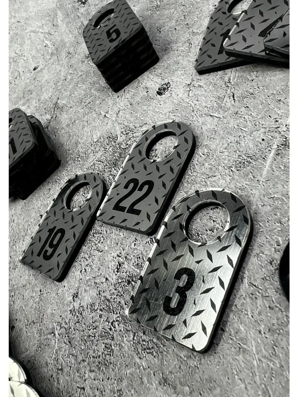 Номерки для гардероба 75шт