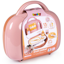 Smoby Baby Nurse - Walizka опекунки + 13 аксессуаров Для куклы 42 см 220385