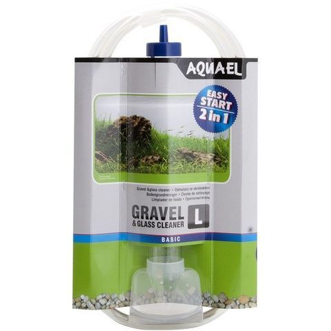 AQUAEL GRAVEL L Грунтоочиститель со скребком (33 см)