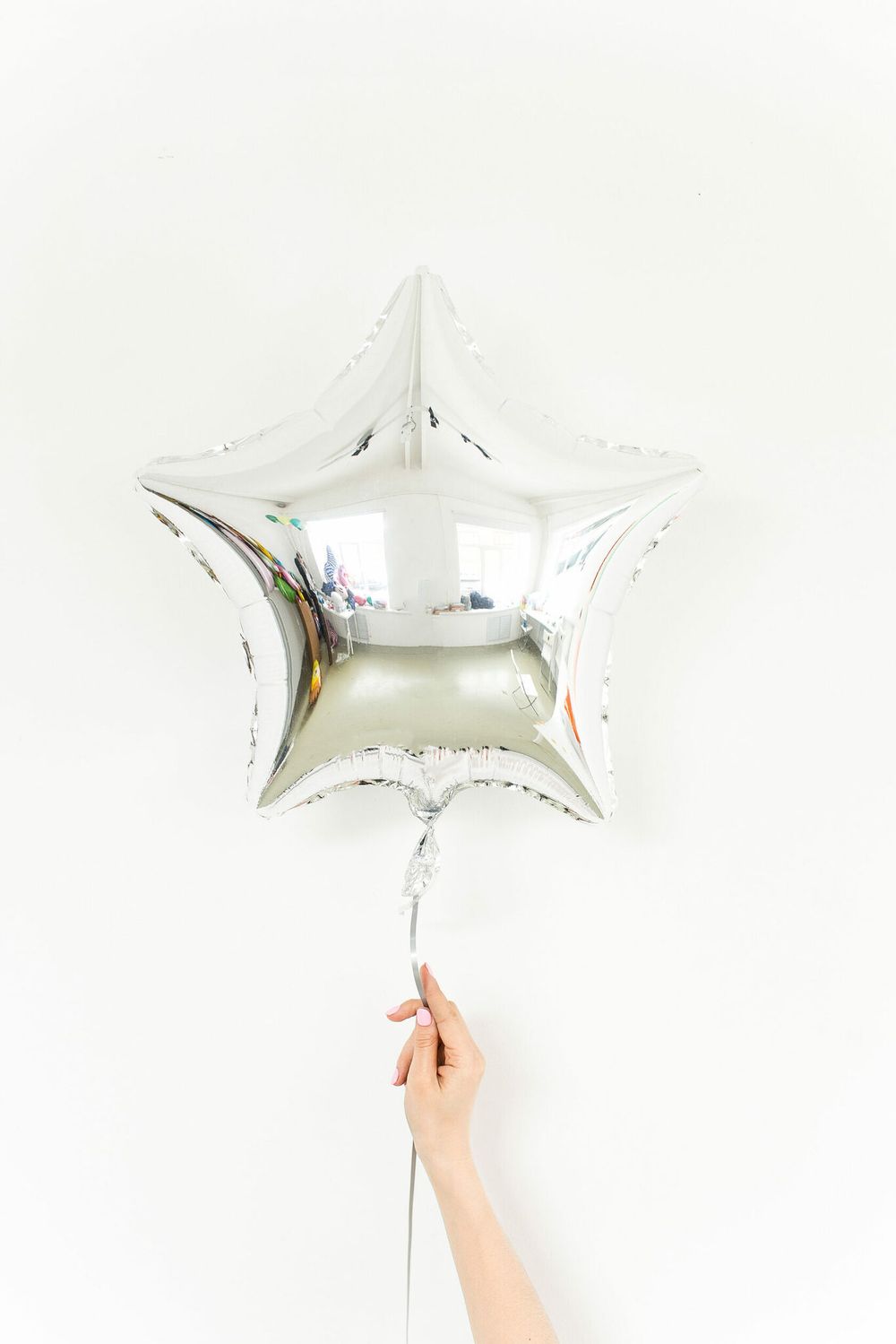 F Шар Звезда 18''/46 см, Серебро (БГ-15)  Изображение5