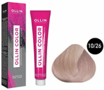 OLLIN COLOR 10/26 светлый блондин розовый 60мл Перманентная крем-краска для волос