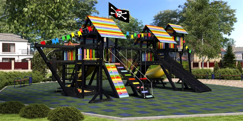 Детская площадка Савушка 9 (BLACK)