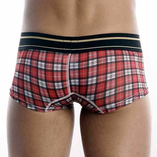 Мужские трусы хипсы TOOT Check Boxer Red TT00019