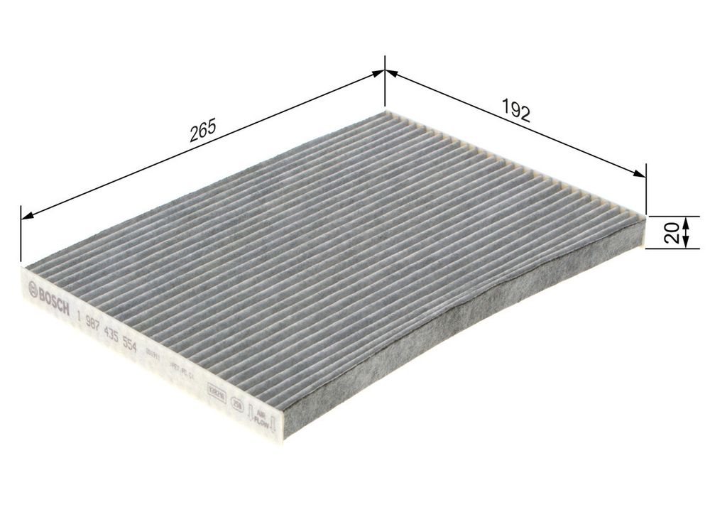 BOSCH - 1987435554-BOC - Filter, cabin air