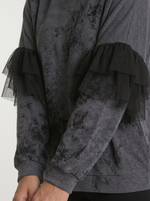 Свитшот с воланами