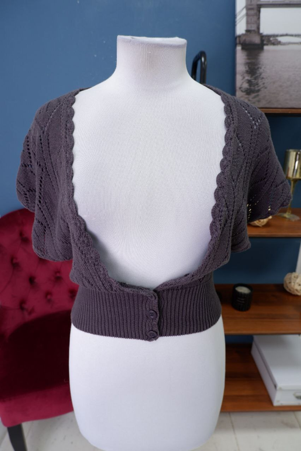 Кардиган Only вязаный с коротким рукавом 46 размер