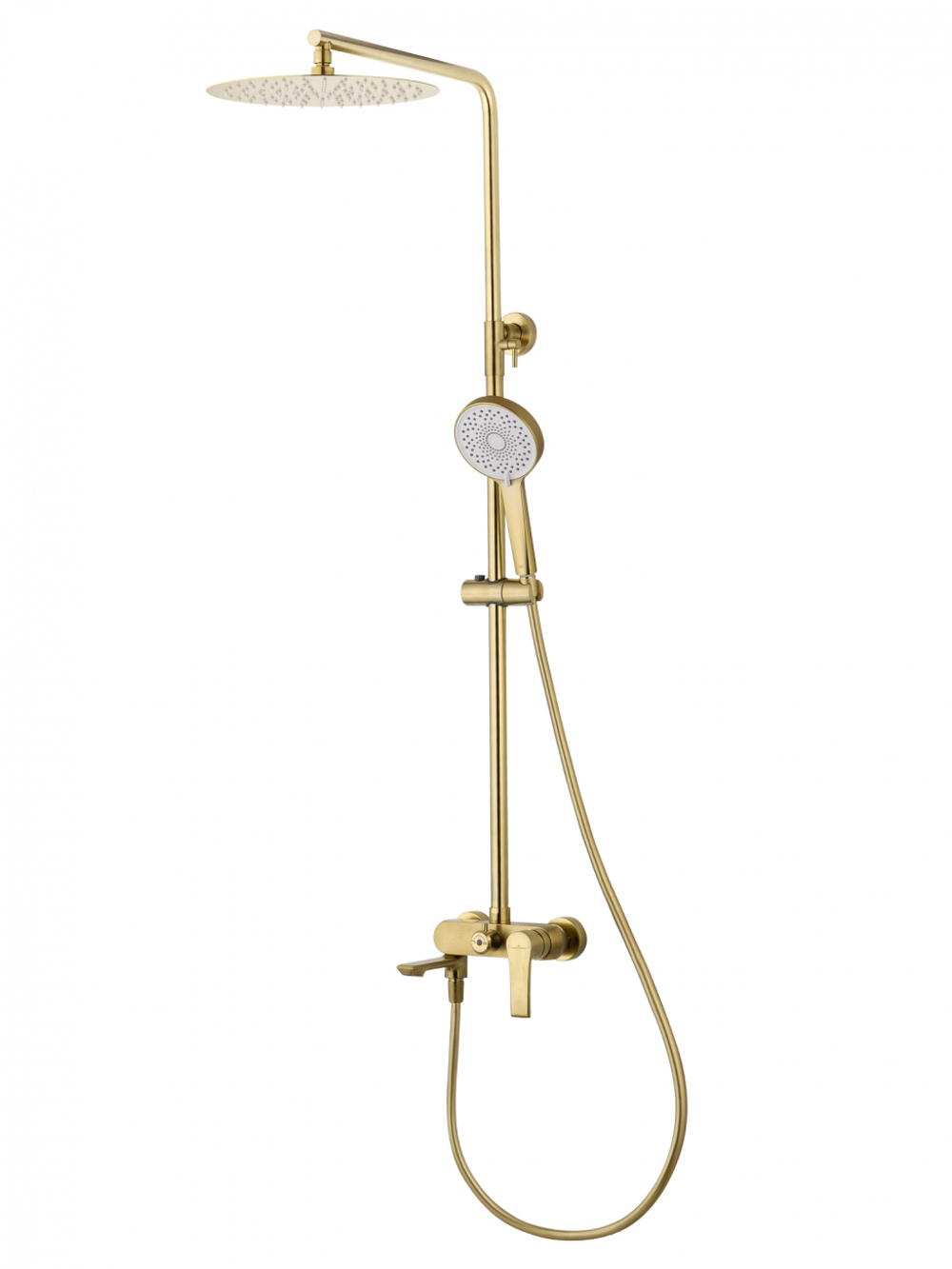 Душевая система WONZON & WOGHAND BRILLIANT, Брашированное золото (WW-88047079-BG)