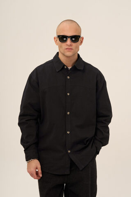 Рубашка KUL'TURA "DENIM COWBOY" Черный