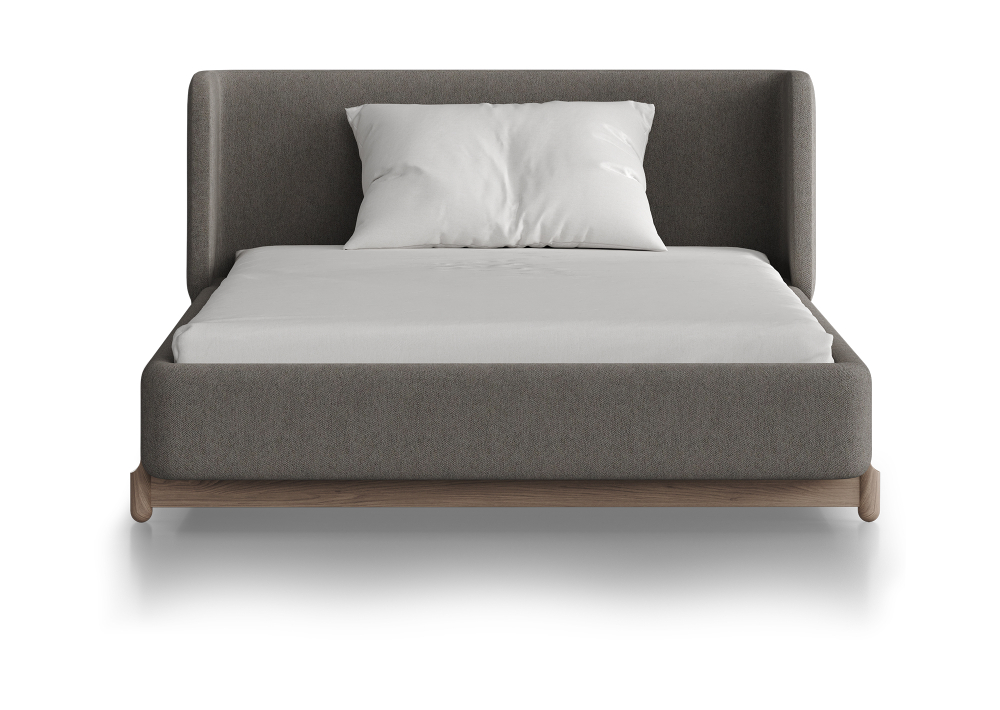 Кровать Basic спальное место 120*200 см (капучино, твид)