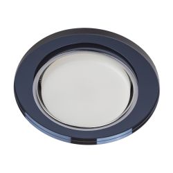 Светильник встраиваемый cо светодиодной подсветкой ЭРА DK LD51 BK под лампу GX53 черный | Встраиваемые LED светильники