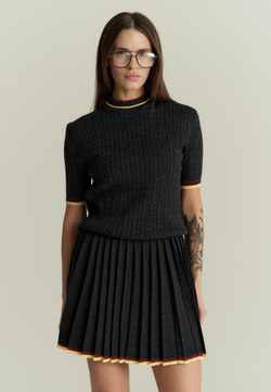 Джемпер с коротким рукавом GIA