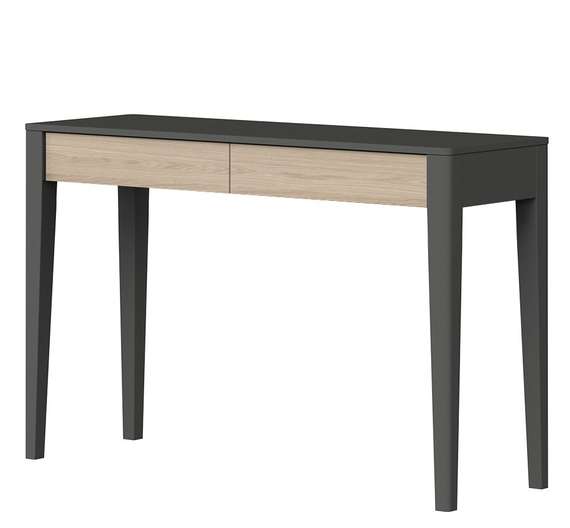 Консоль Fjord с двумя ящиками 120*40 см (темно-серый)
