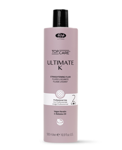 Выпрямляющий флюид ШАГ 2 для вьющихся и непослушных волос - Ultimate K 500 мл