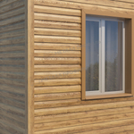 Сайдинг металлический Корабельная доска ECOSTEEL Текстура 0,5мм Золотой дуб